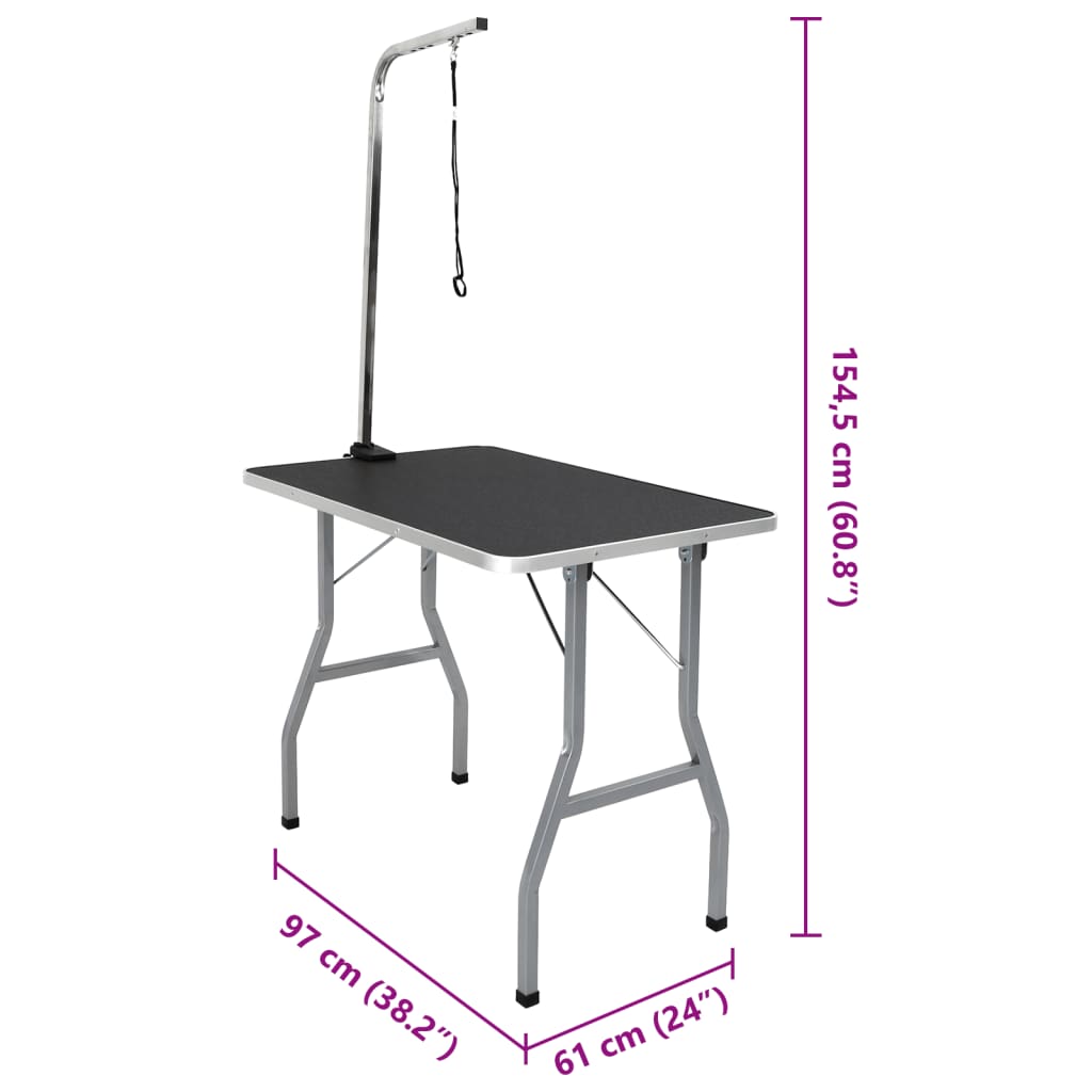 Trimtafel voor huisdieren met 1 aanlijnoptie