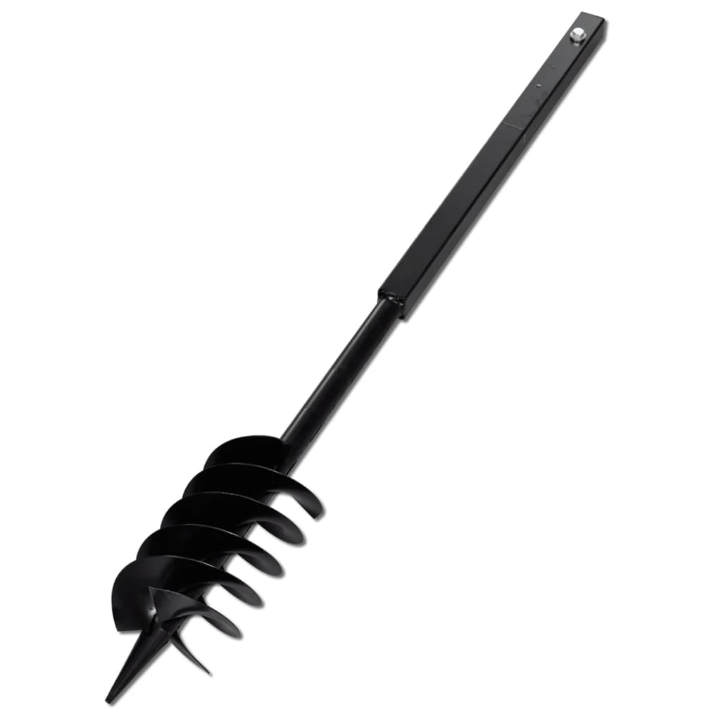 Earth auger with handle and screw head (double screw) 120 mm (black)