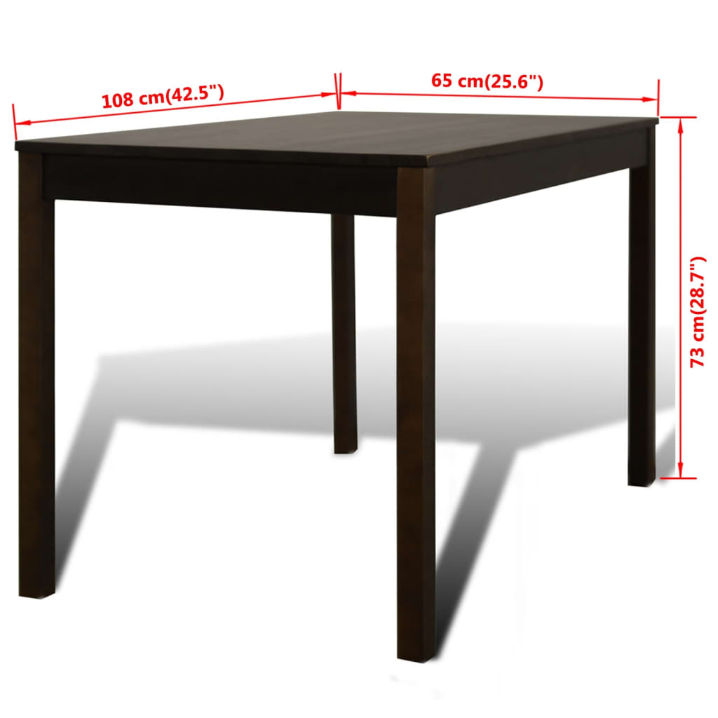 Table à manger avec 4 chaises en bois naturel