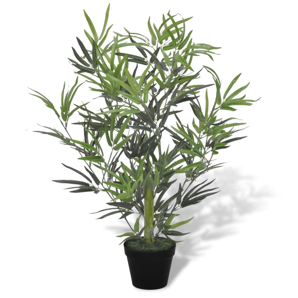 Plante artificielle bambou Twiggy avec pot 90 cm