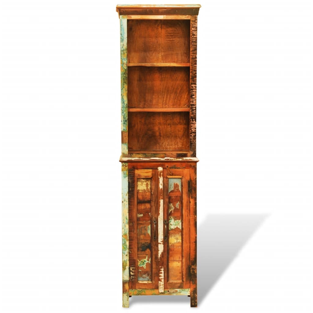 Boekenkast vintage-stijl massief gerecycled hout