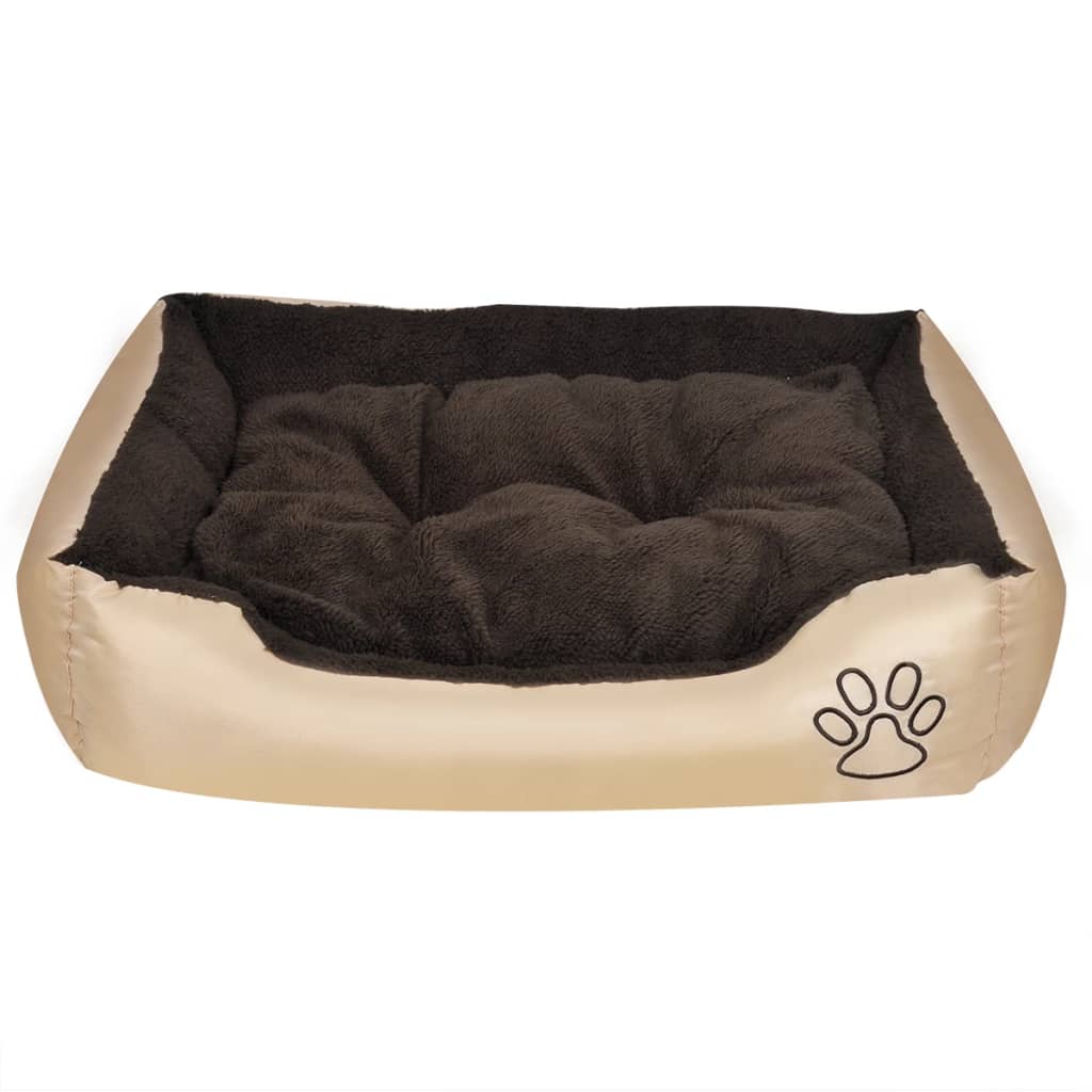 Hondenbed bruin en beige XXL