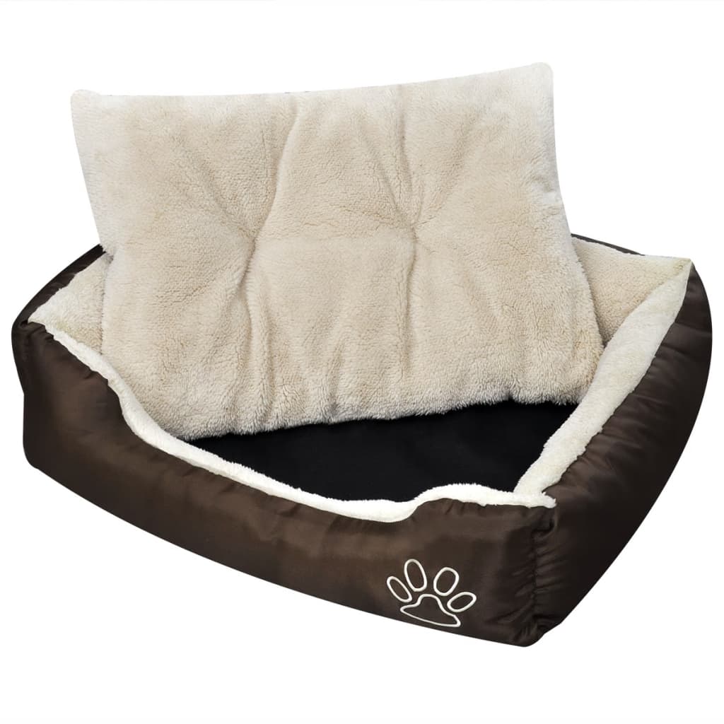 Hondenbed bruin en beige XXL