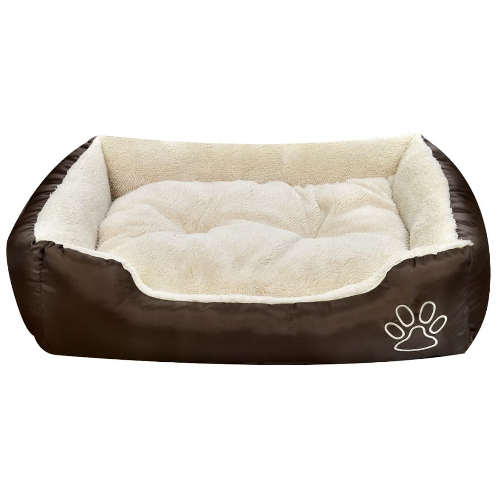 Hondenbed bruin en beige XXL