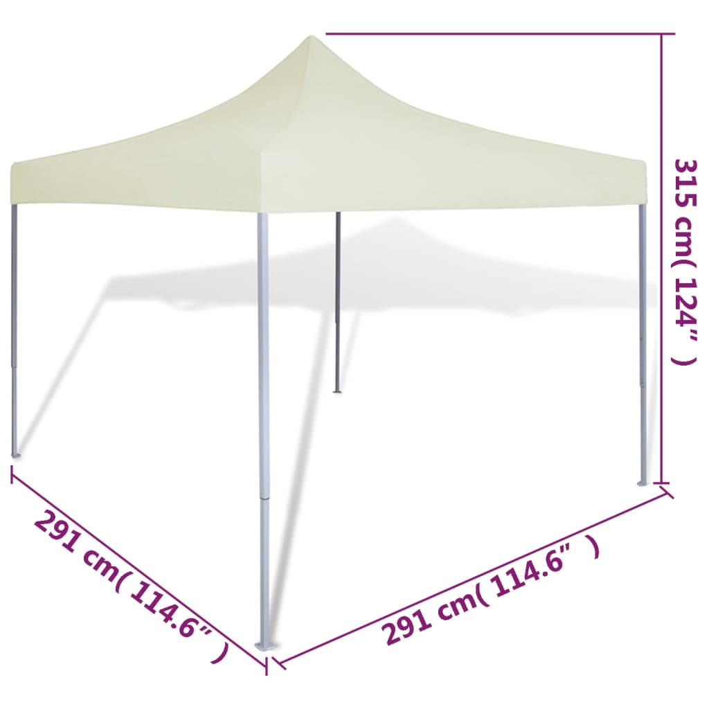 Partytent inklapbaar pop-up met 4 zijwanden