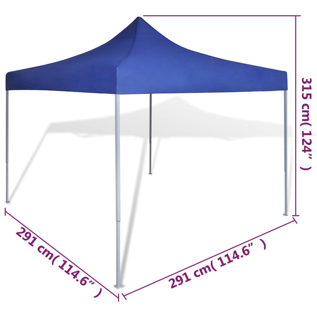 Partytent inklapbaar pop-up met 4 zijwanden