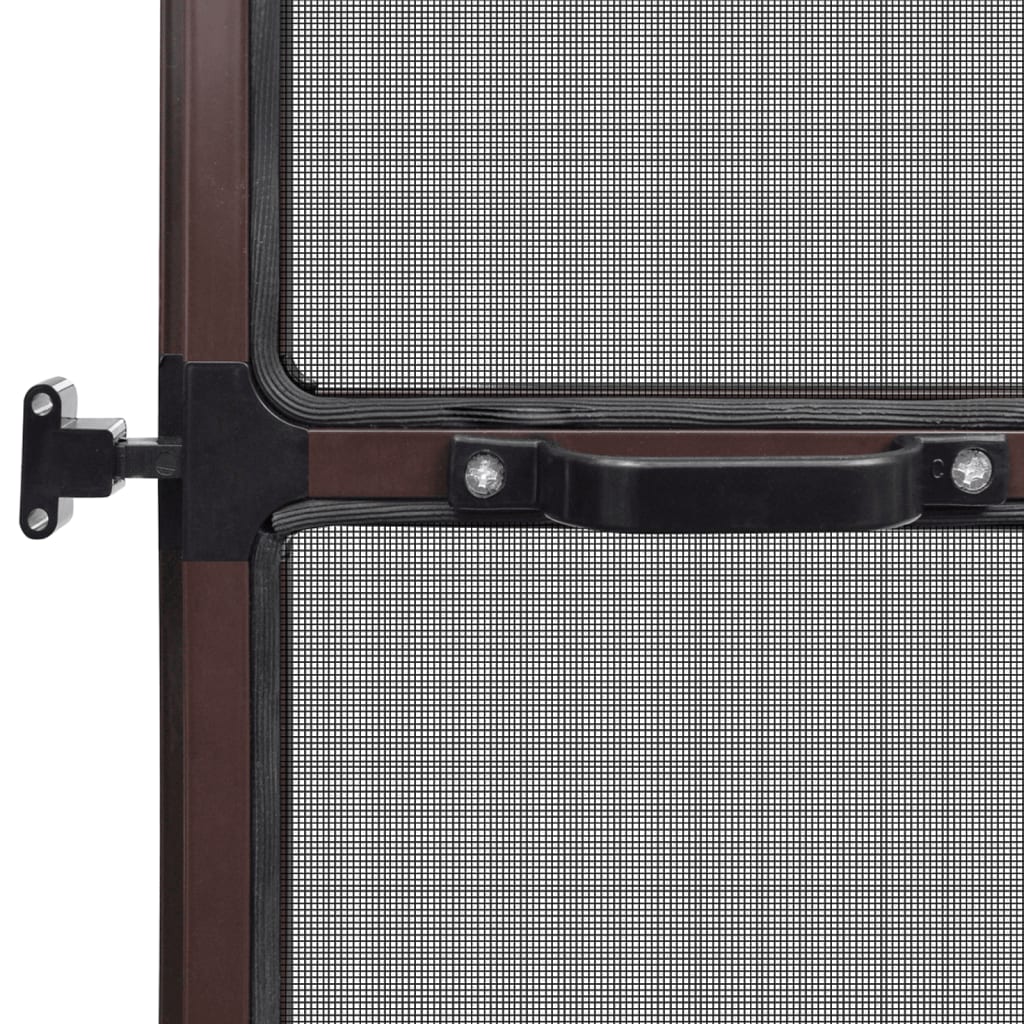 Hordeur met scharnieren 100x215 cm antraciet