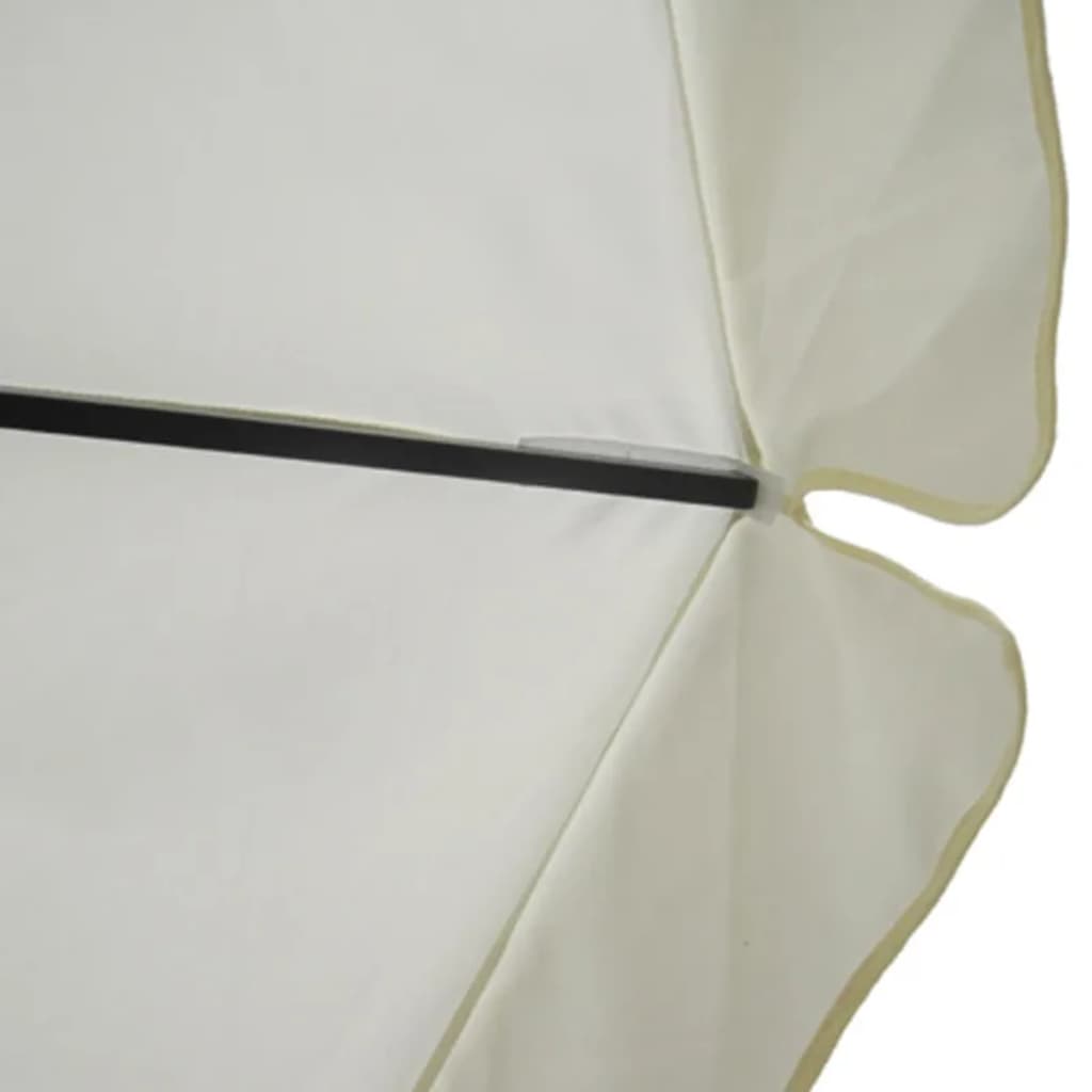 Parasol met draagbare voet aluminium (groen)