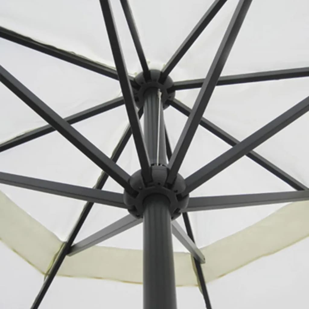 Parasol met draagbare voet aluminium (groen)