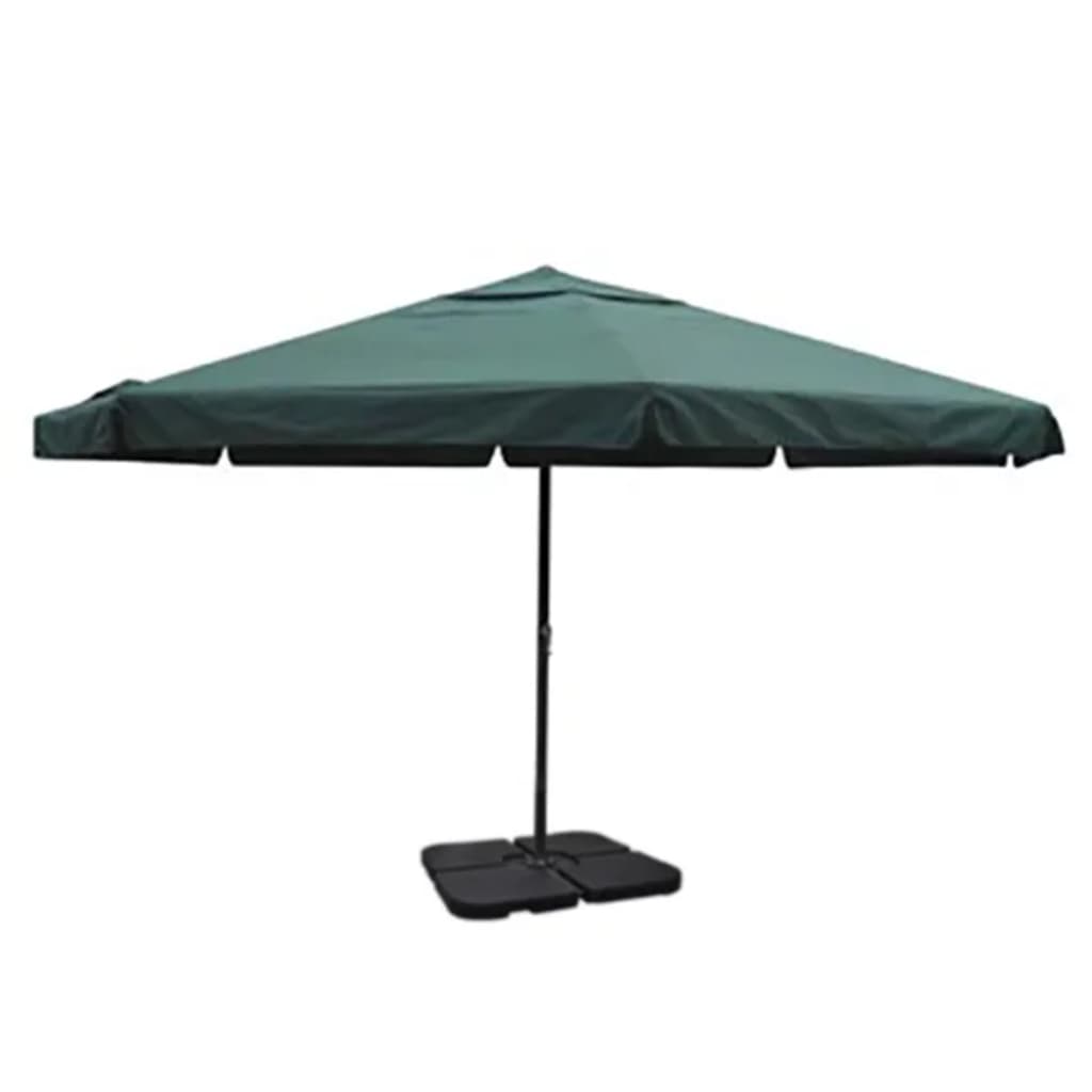 Parasol avec base portable en aluminium ()