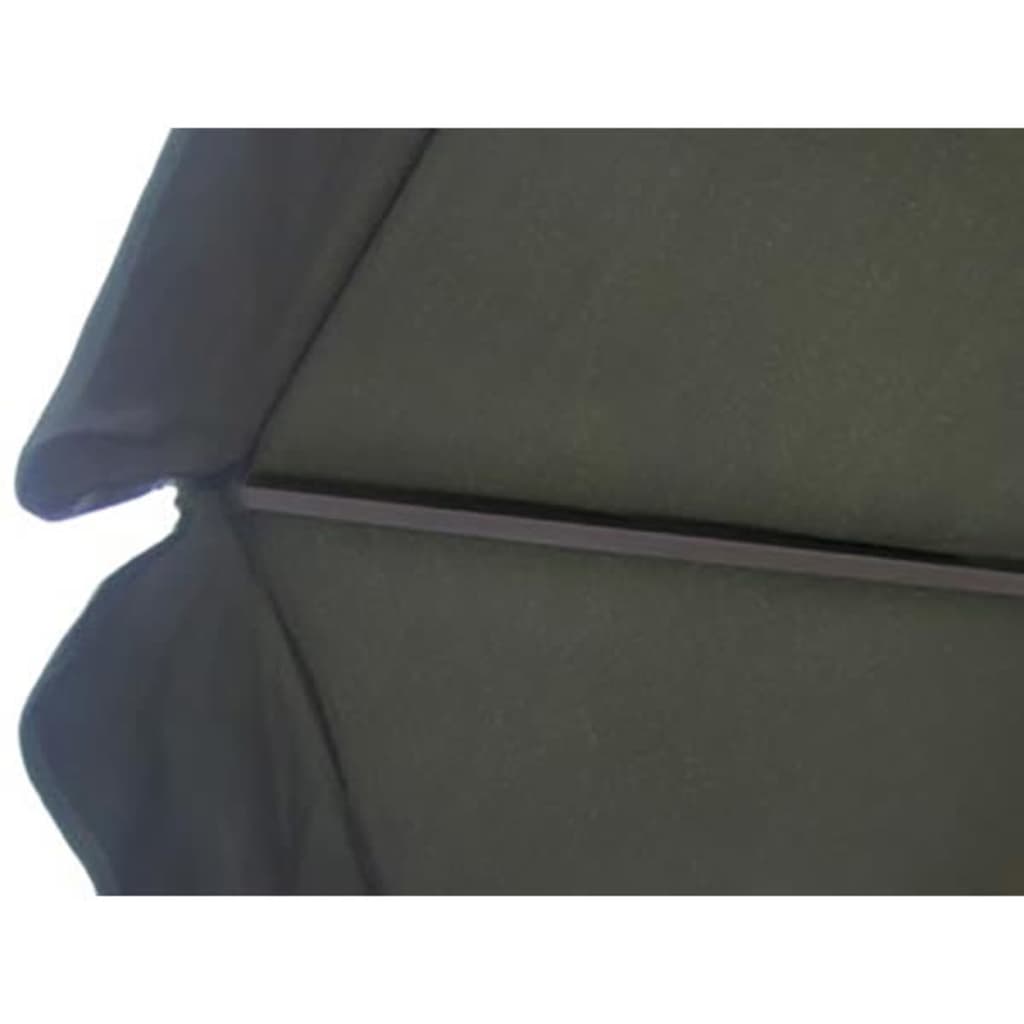 Parasol met draagbare voet aluminium (groen)