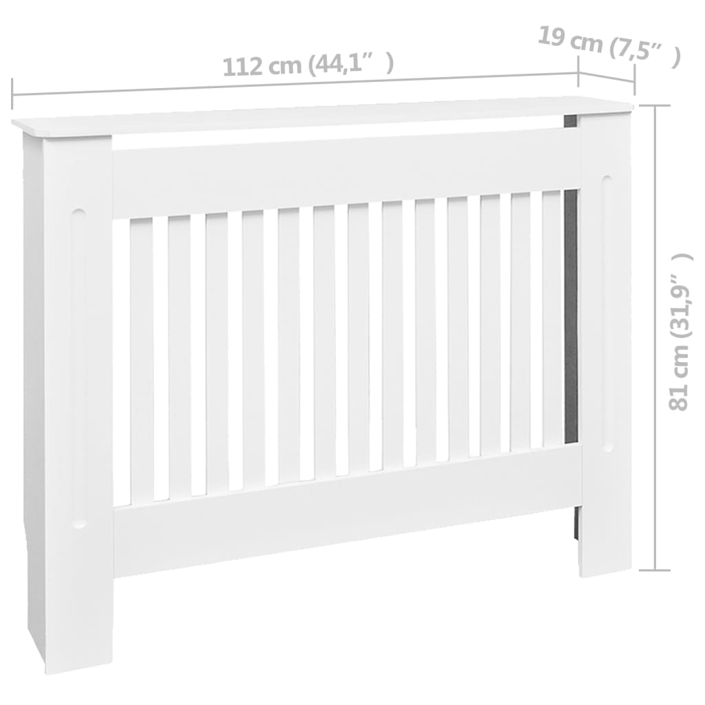 Radiatorombouw 172x19x81 cm MDF