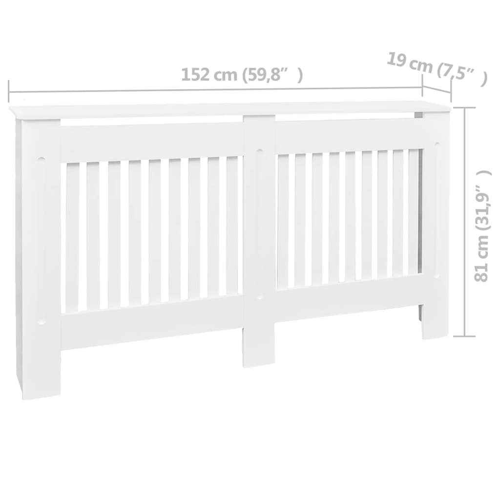 Radiatorombouw 172x19x81 cm MDF