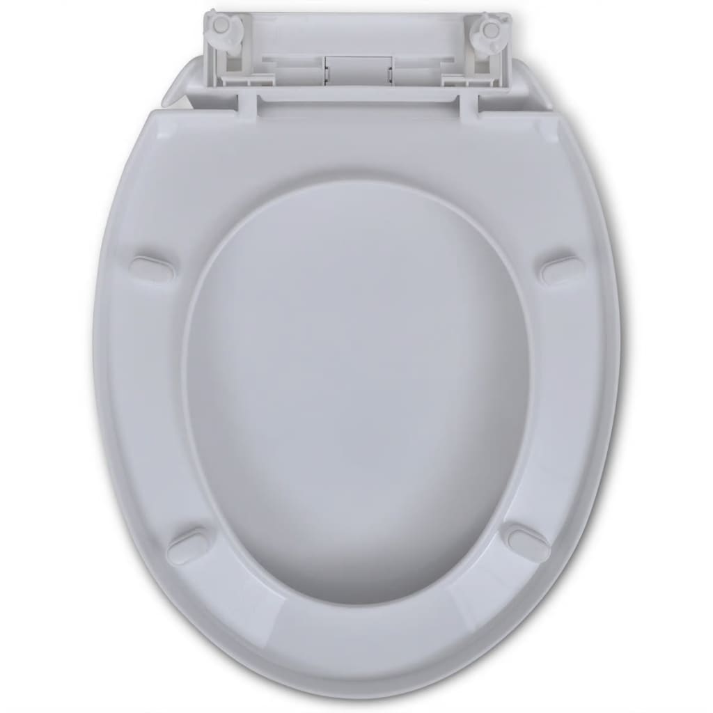 Abattant WC softclose carré blanc