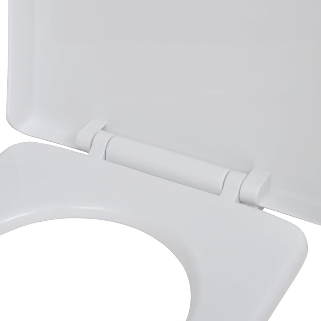 Abattant WC softclose carré blanc