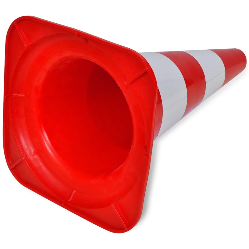 Verkeerskegel 20 st reflecterend 50 cm rood en wit