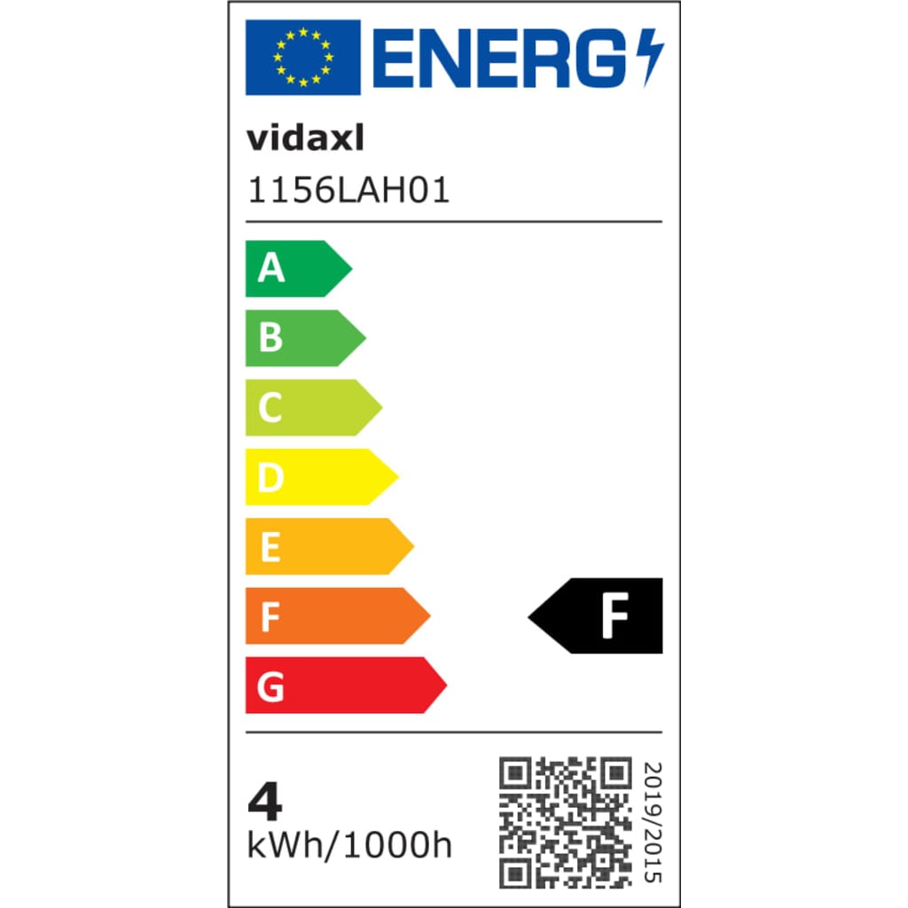 Plafondlamp met 4 LED's industriële stijl zwart