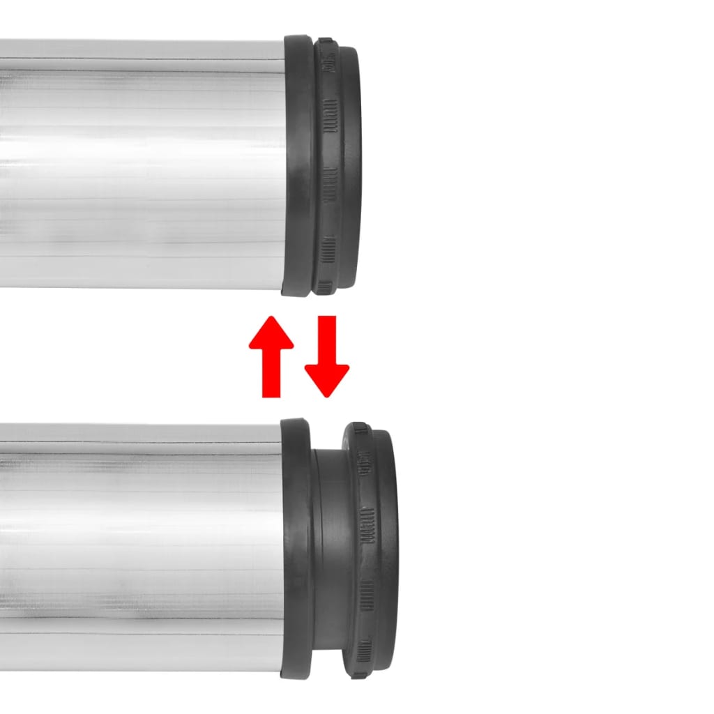 Tafelpoten in hoogte verstelbaar 710 mm 4 st