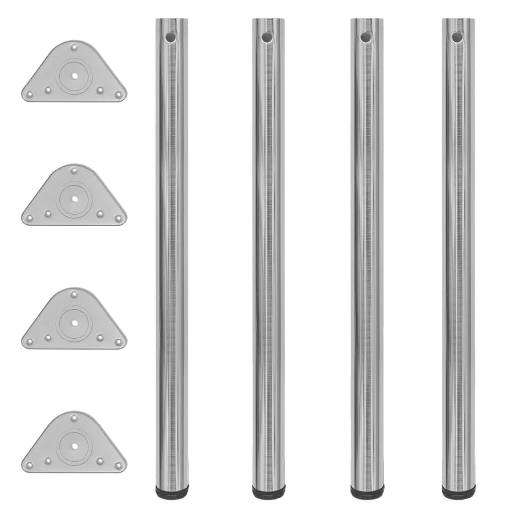 Pieds de table réglables en hauteur 1100 mm 4 pcs