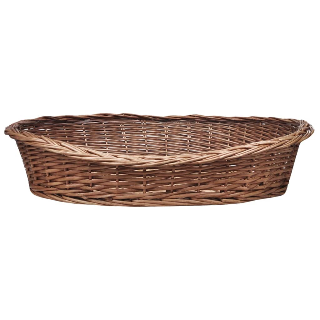 Panier/lit pour chien 69 cm saule naturel