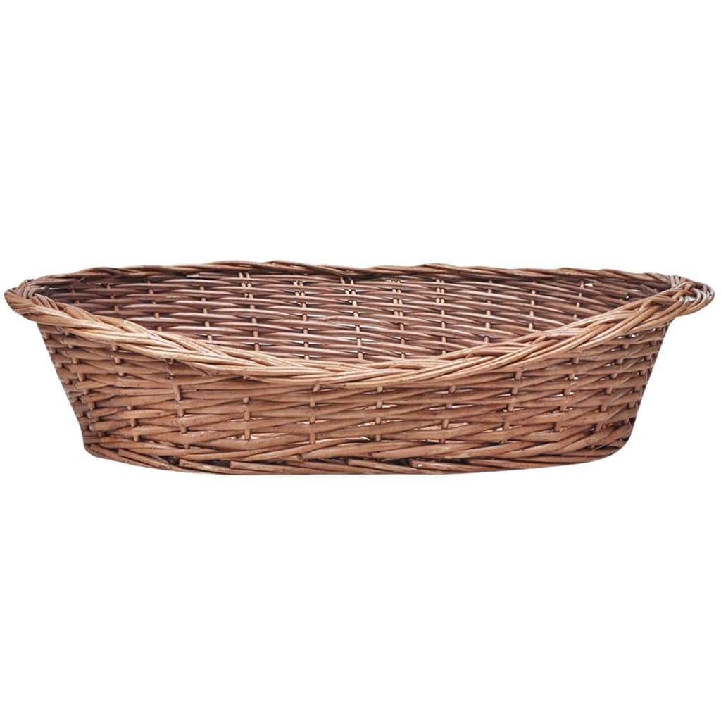 Panier/lit pour chien 69 cm saule naturel