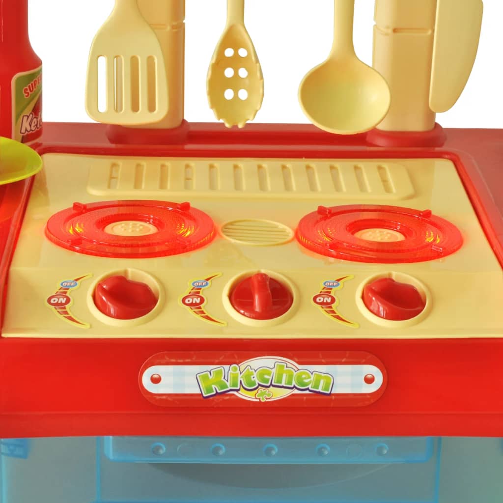 Kinderspeelkeuken met licht- en geluidseffecten