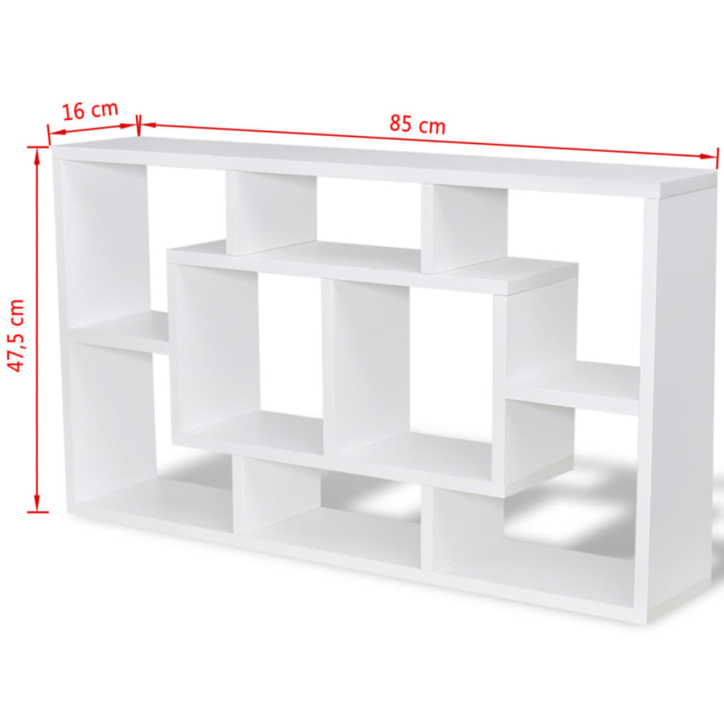 Etagère murale 8 compartiments