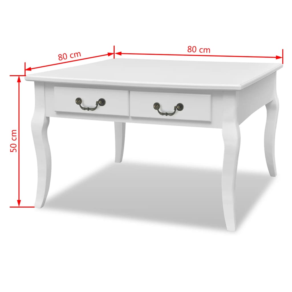 Table basse 80x80x50 cm bois