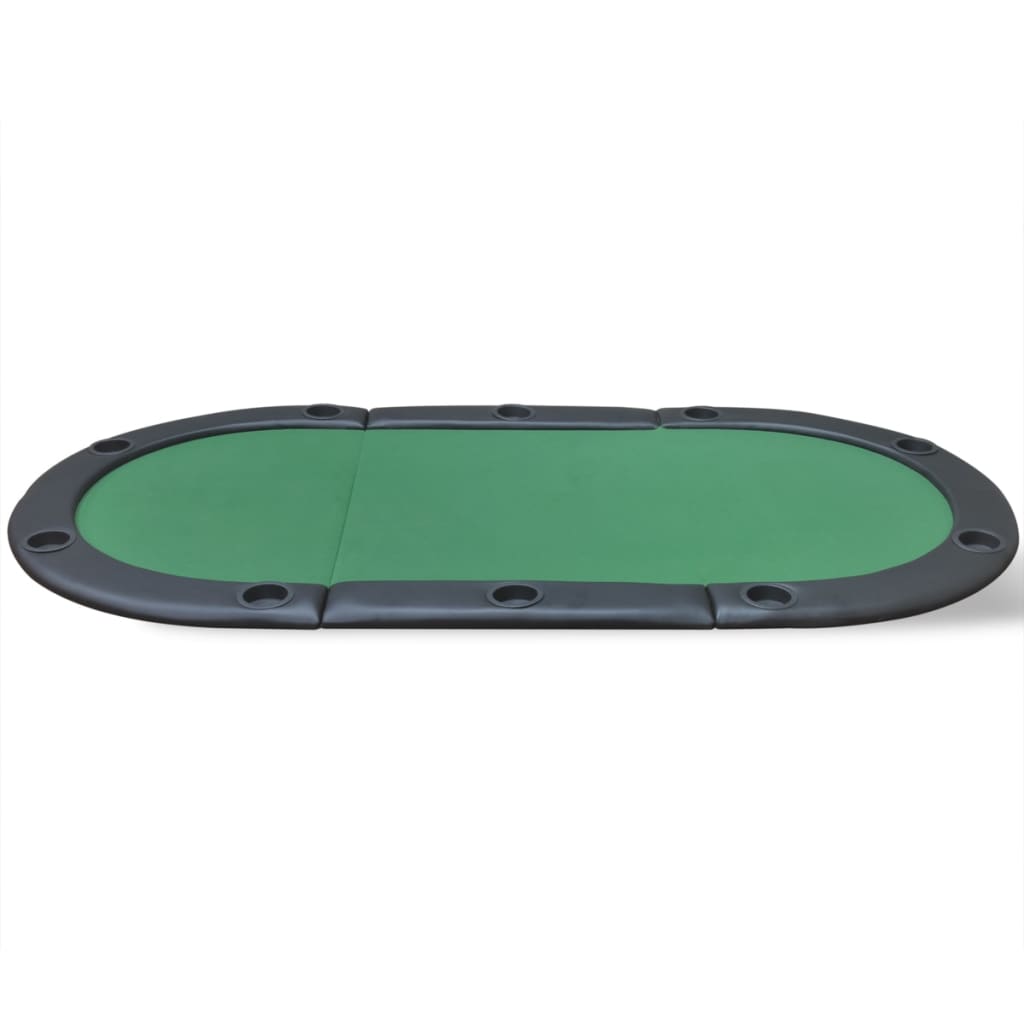 Plateau de table de poker pour 10 joueurs pliable