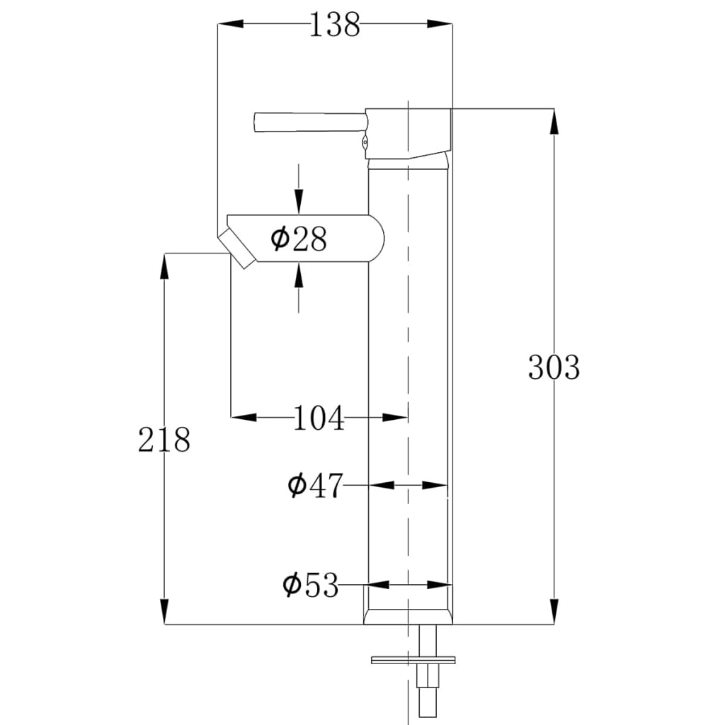 Badkamer mengkraan messing