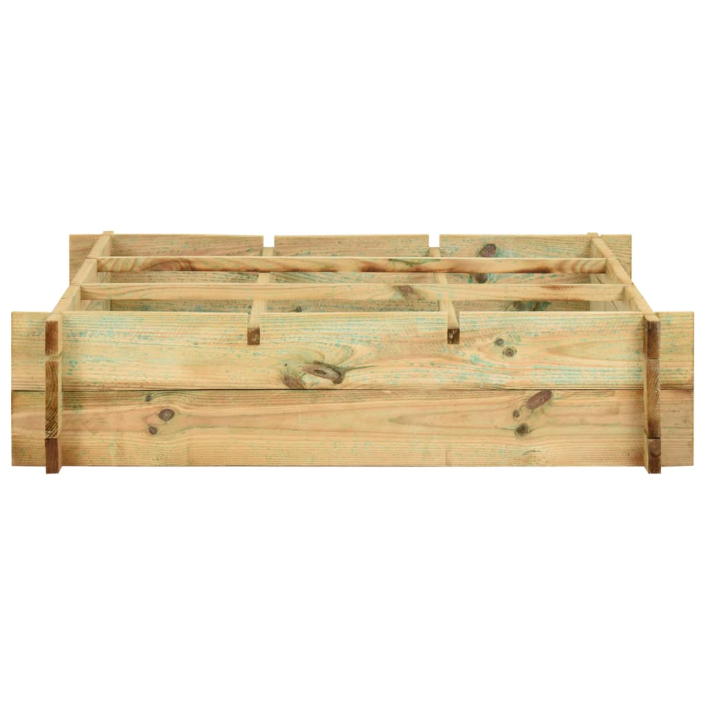 Plantenbak verhoogd 150x100x40 cm geïmpregneerd hout