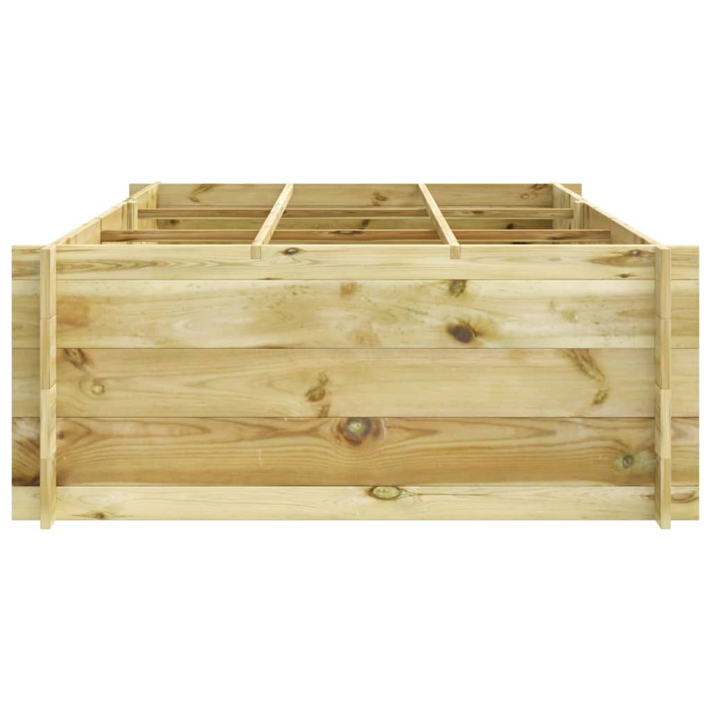 Plantenbak verhoogd 150x100x40 cm geïmpregneerd hout