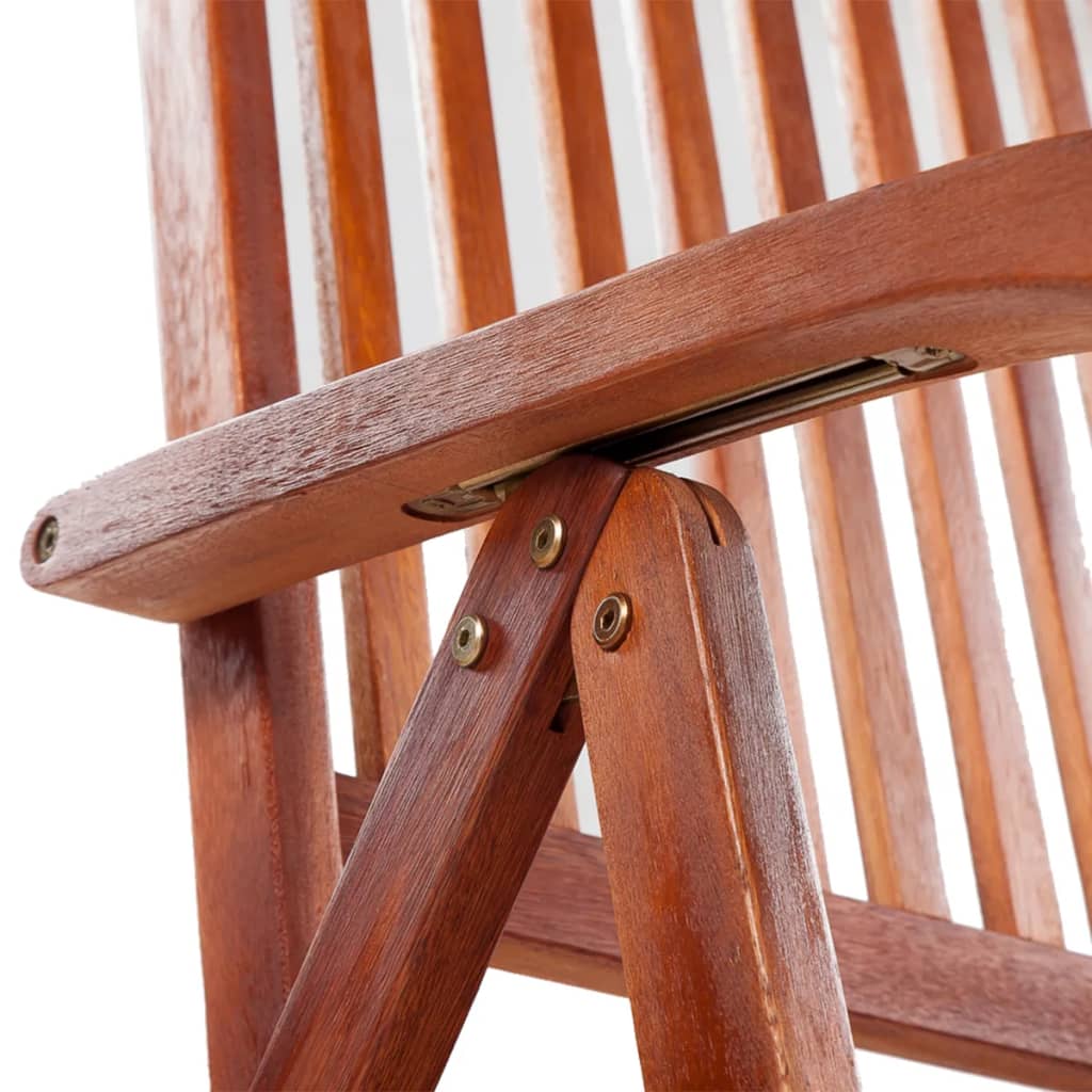 Ensemble de jardin 7 pièces en bois d'acacia massif