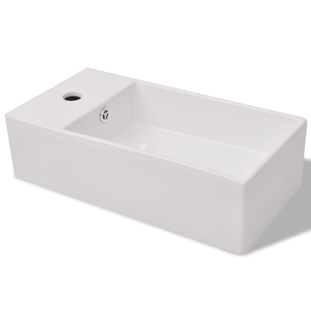 Ensemble de meubles de salle de bain avec lavabo, 9 pièces