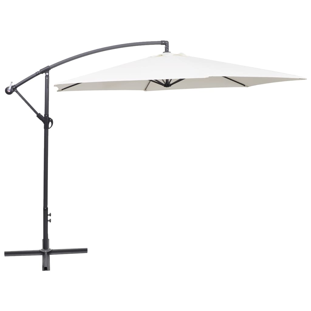 Zweefparasol met aluminium paal 300 cm