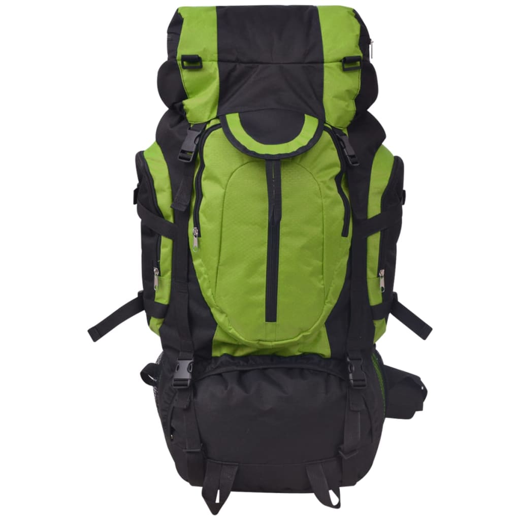 Rugzak hiking XXL 75 L zwart en