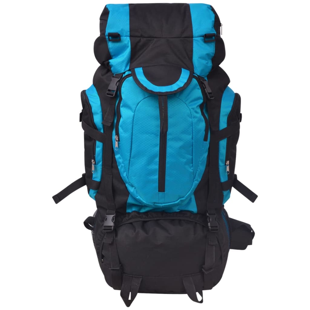 Rugzak hiking XXL 75 L zwart en