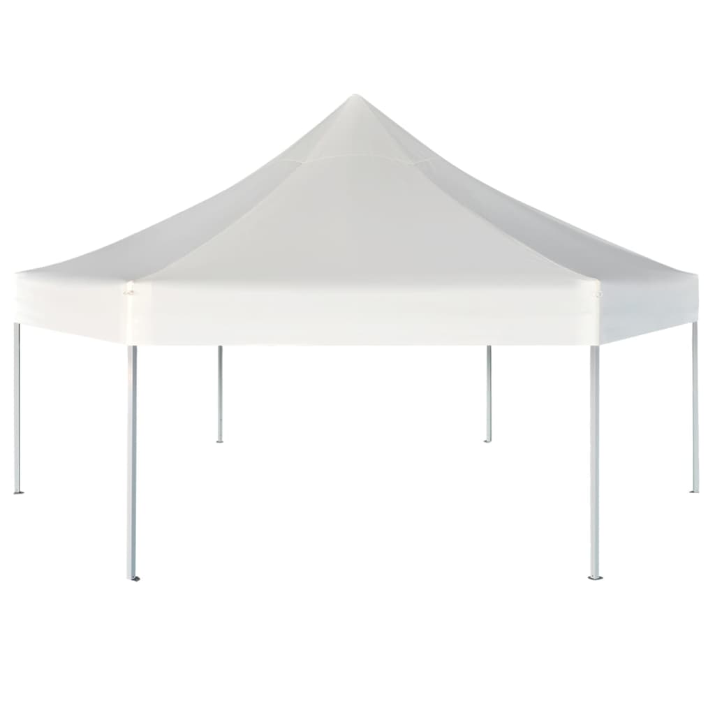 Partytent pop-up zeshoekig inklapbaar 3,6x3,1 m