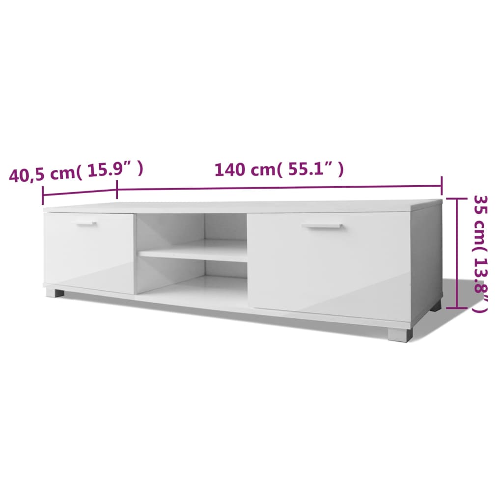 Meuble TV 120x40,5x35 cm