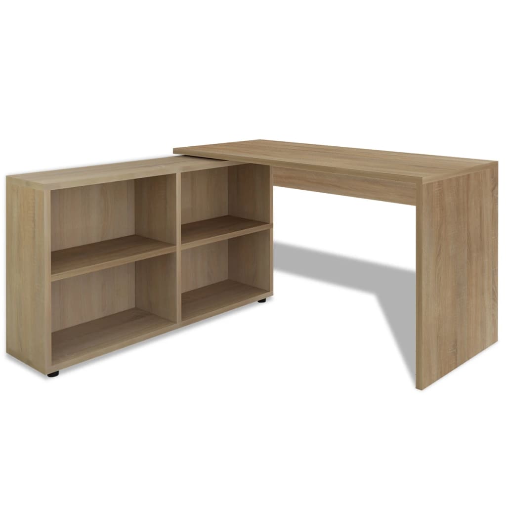 Bureau d'angle réalisé en bois