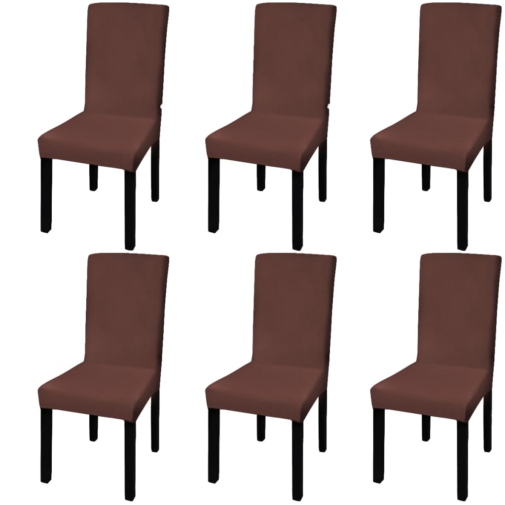 Housses de siège 4 pcs stretch droites bordeaux