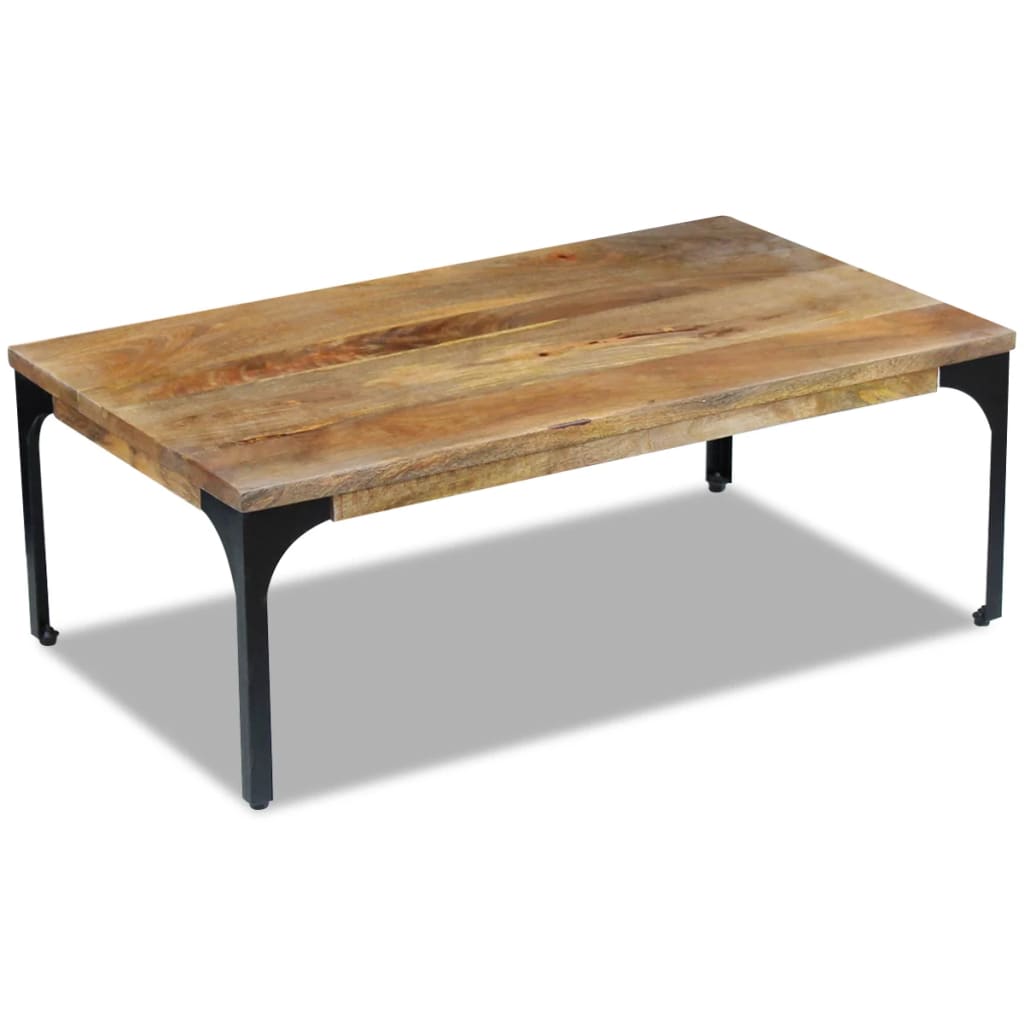 Table basse 100x60x35 cm bois massif recyclé