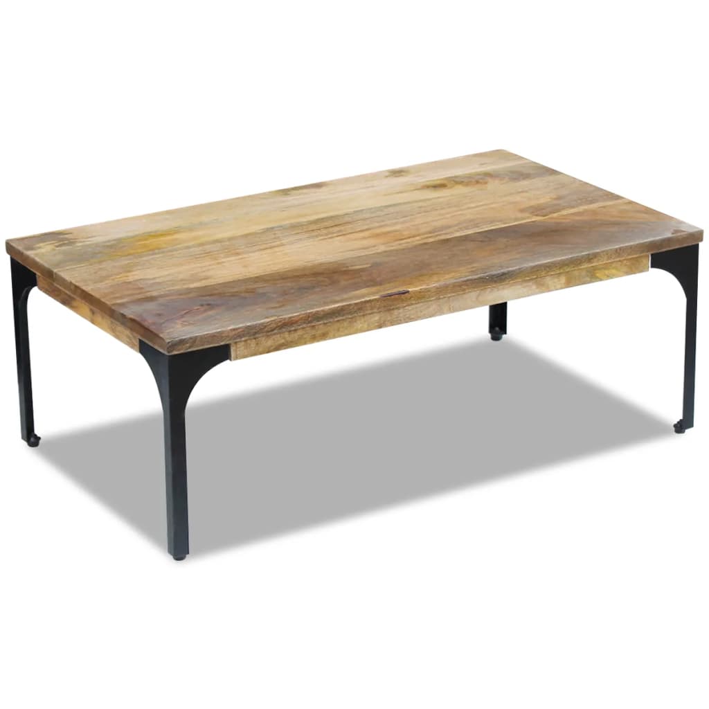 Table basse 100x60x35 cm bois massif recyclé