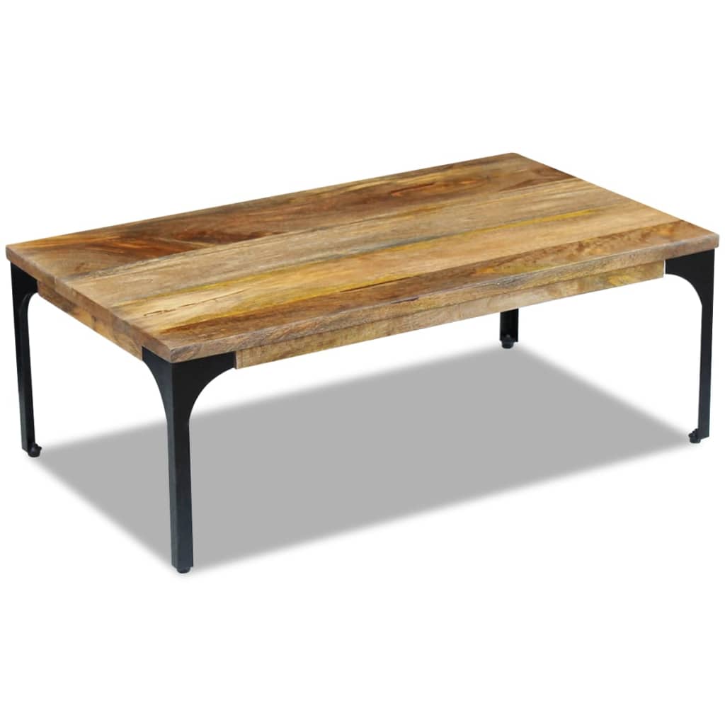 Table basse 100x60x35 cm bois massif recyclé