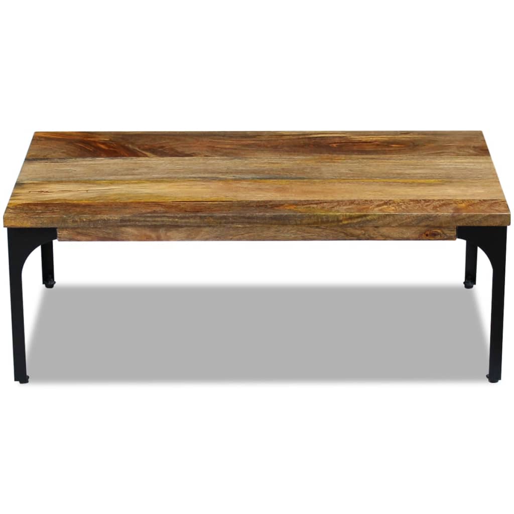 Table basse 100x60x35 cm bois massif recyclé