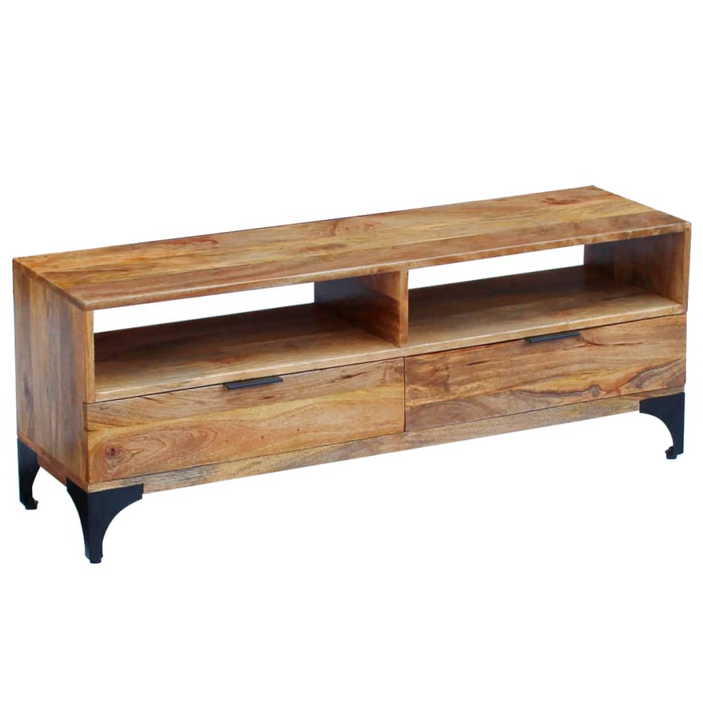 Tv-meubel 120x35x45 cm mangohout