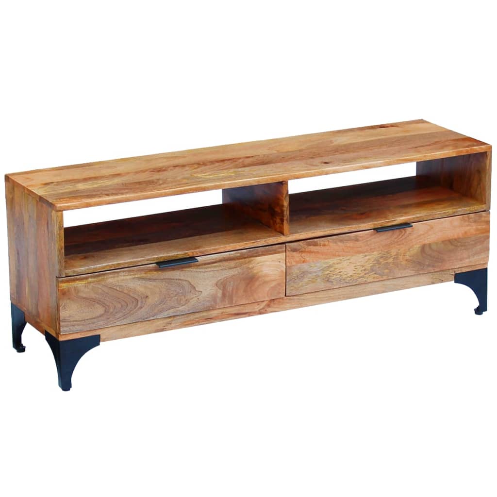 Tv-meubel 120x35x45 cm mangohout