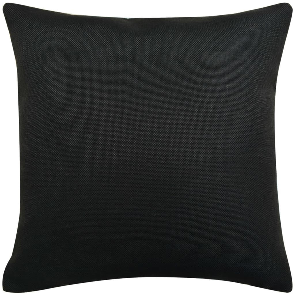 Housses de coussin aspect lin 50 x 50 cm 4 pièces