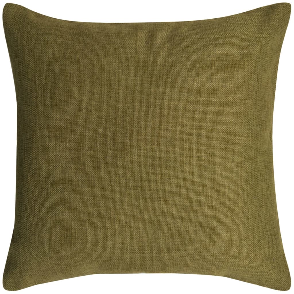 Housses de coussin aspect lin 50 x 50 cm 4 pièces