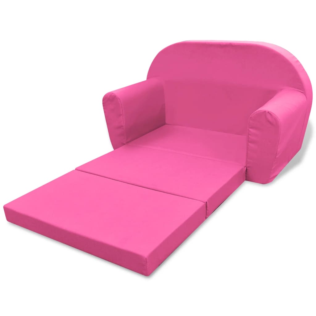 Chaise longue pour enfant pliante gris clair